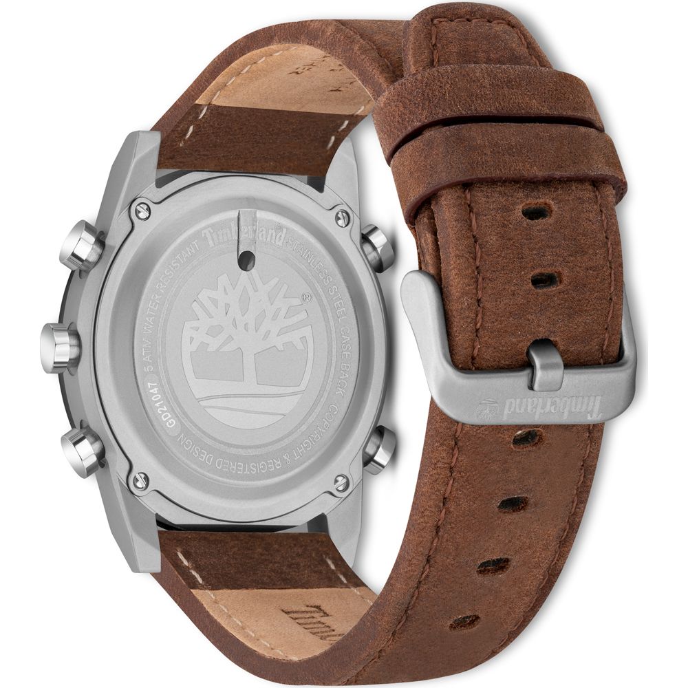 Timberland Brown Leather Watch - The Gentlemen's Vault