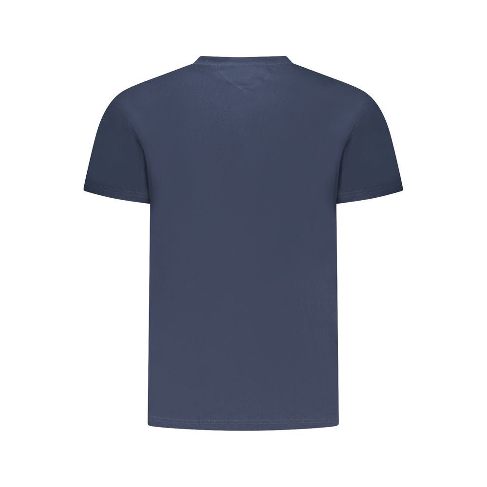 Tommy Hilfiger Blue Cotton T-Shirt - The Gentlemen's Vault