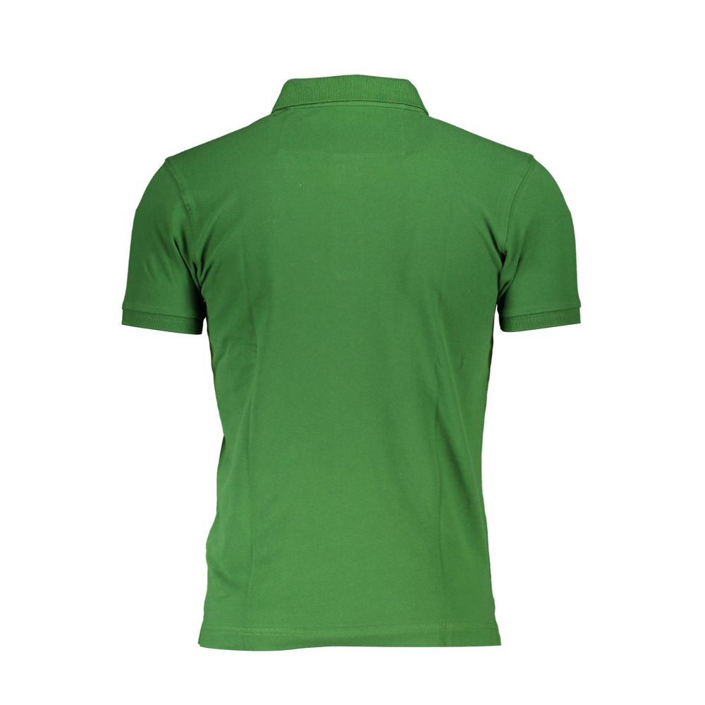 La Martina Sleek Green Slim Fit Polo with Contrast Detail - The Gentlemen's Vault