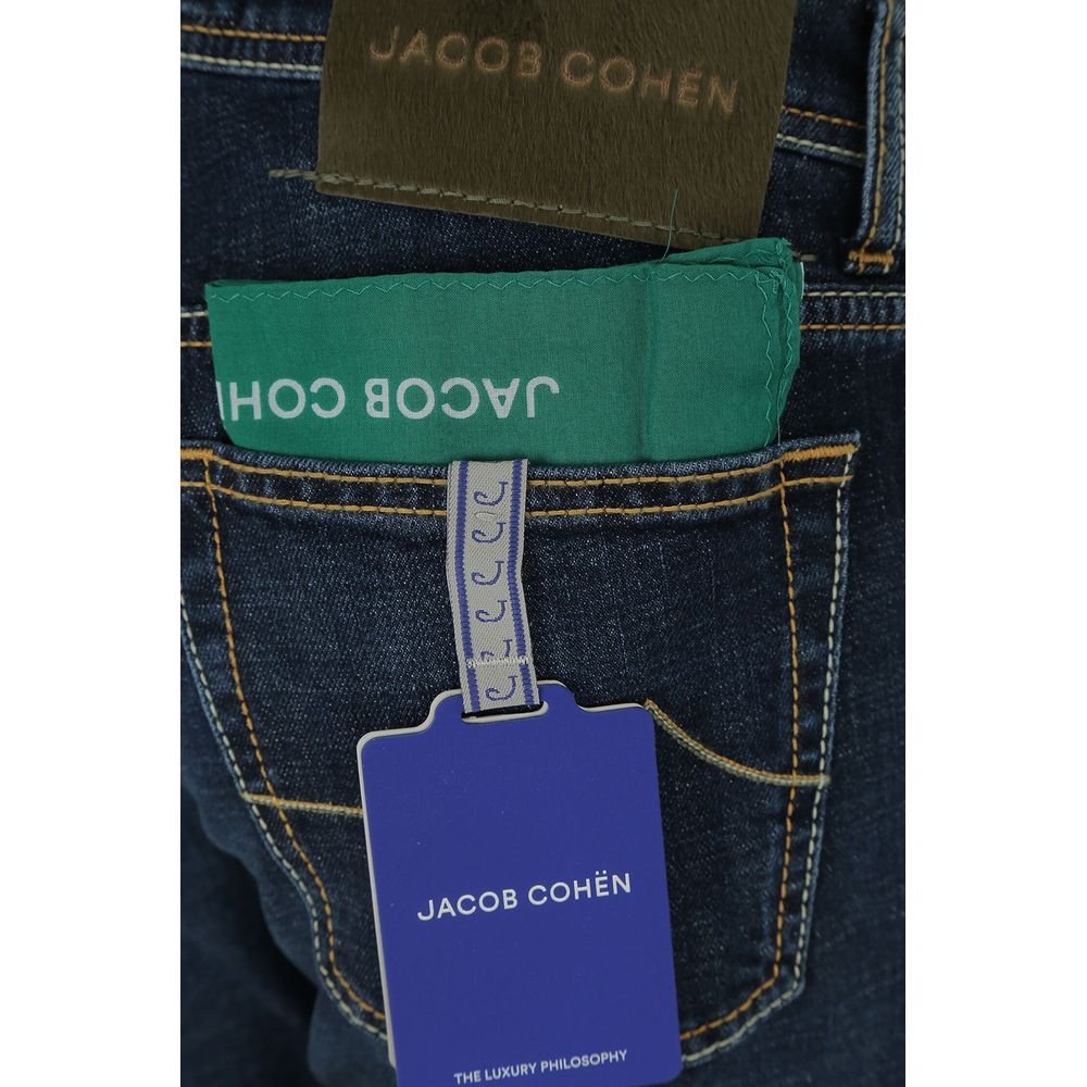 Jacob Cohen Blue Cotton Jeans & Pant - The Gentlemen's Vault