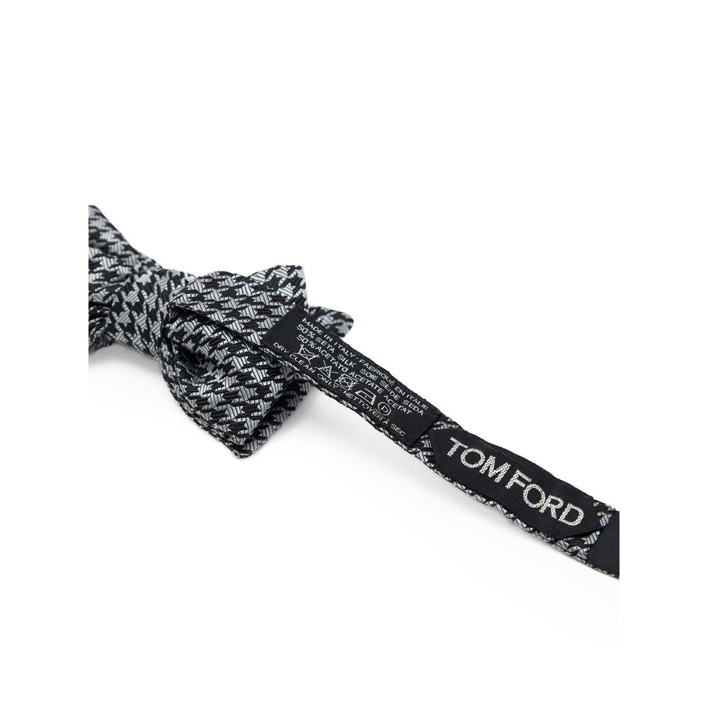 Tom Ford Gray Silk Bowtie - The Gentlemen's Vault