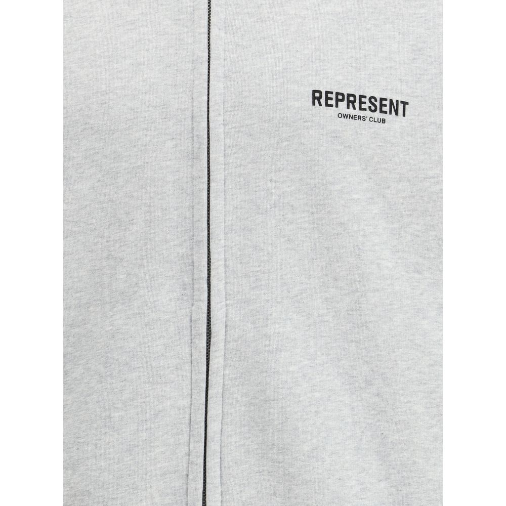 Represent Gray Cotton Sweatshirt - The Gentlemen's Vault