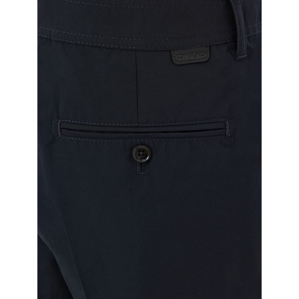 Tom Ford Black Polyester Bermuda Shorts - The Gentlemen's Vault