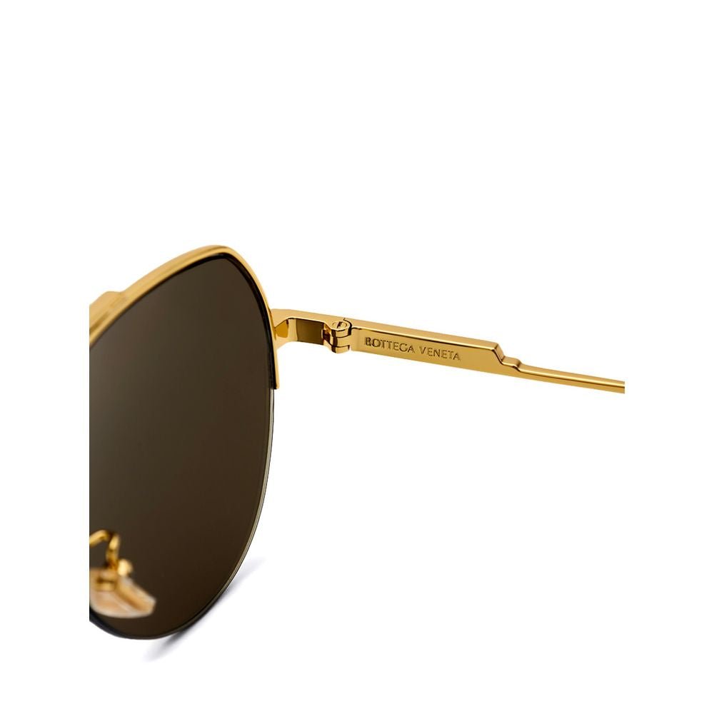 Bottega Veneta Gold Metal Sunglass - The Gentlemen's Vault