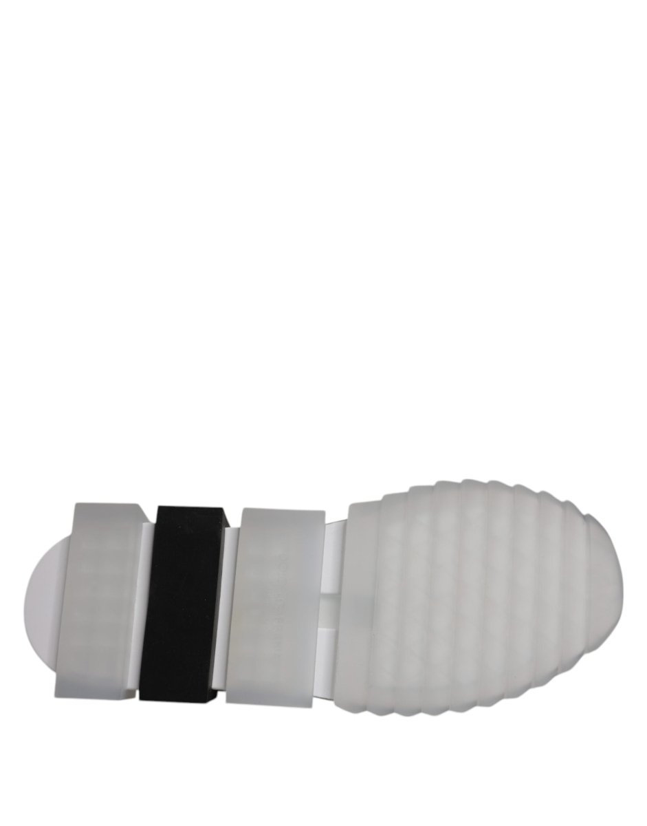 Dolce & Gabbana White SORRENTO Sport Stretch Sneakers Shoes - The Gentlemen's Vault
