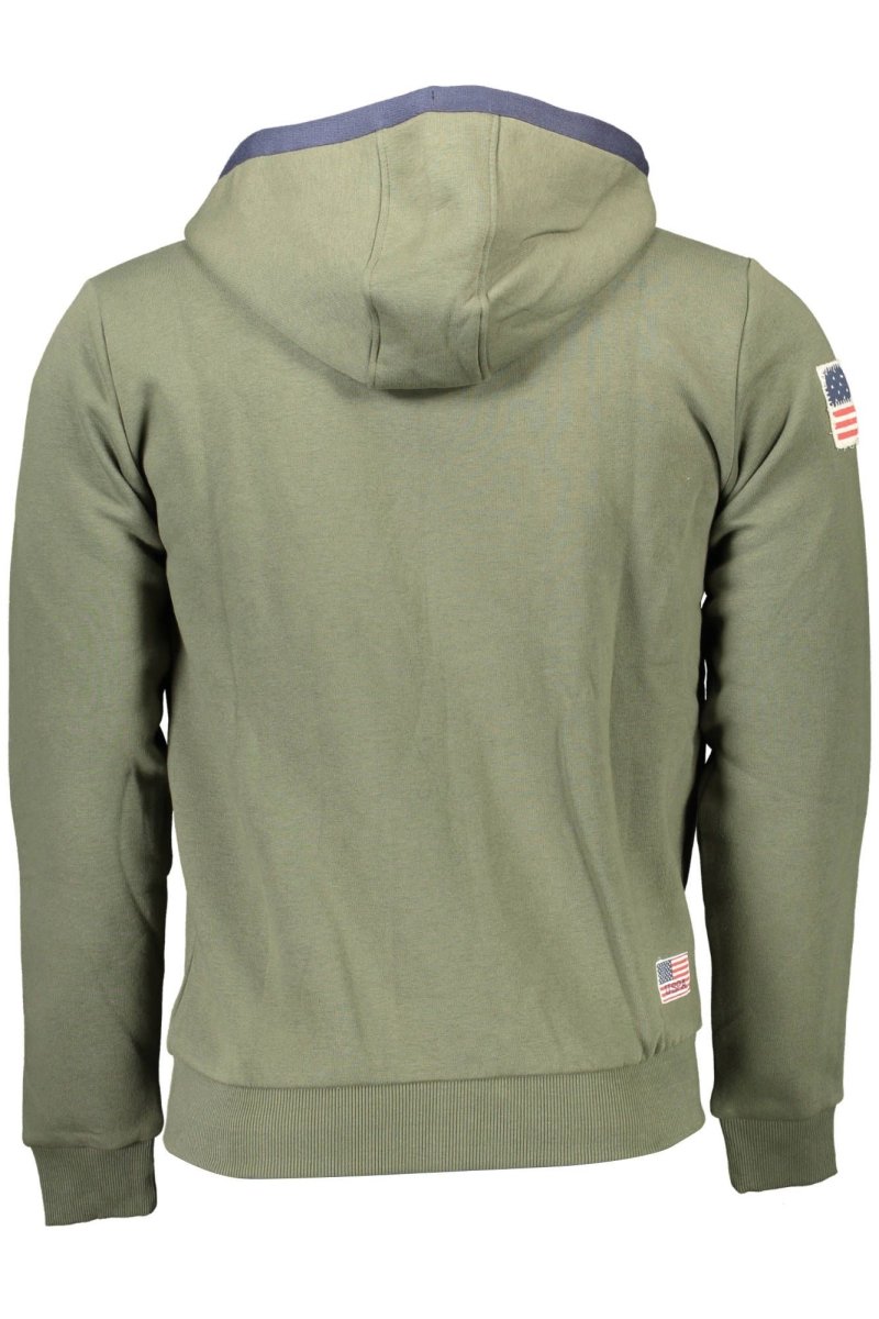 U.S. POLO ASSN. Green Cotton Men Sweater - The Gentlemen's Vault