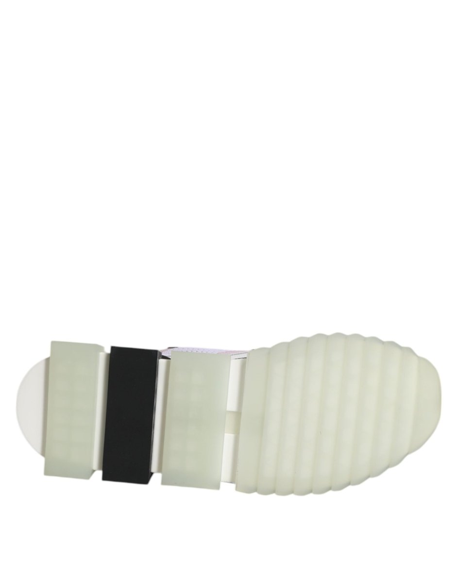 Dolce & Gabbana White SORRENTO Sport Stretch Sneakers Shoes - The Gentlemen's Vault