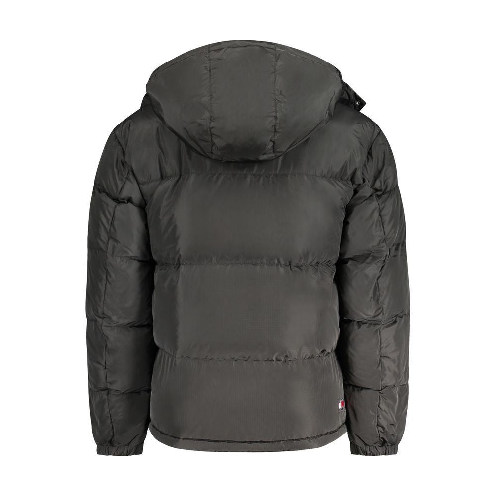 Tommy Hilfiger Black Polyester Men Jacket - The Gentlemen's Vault