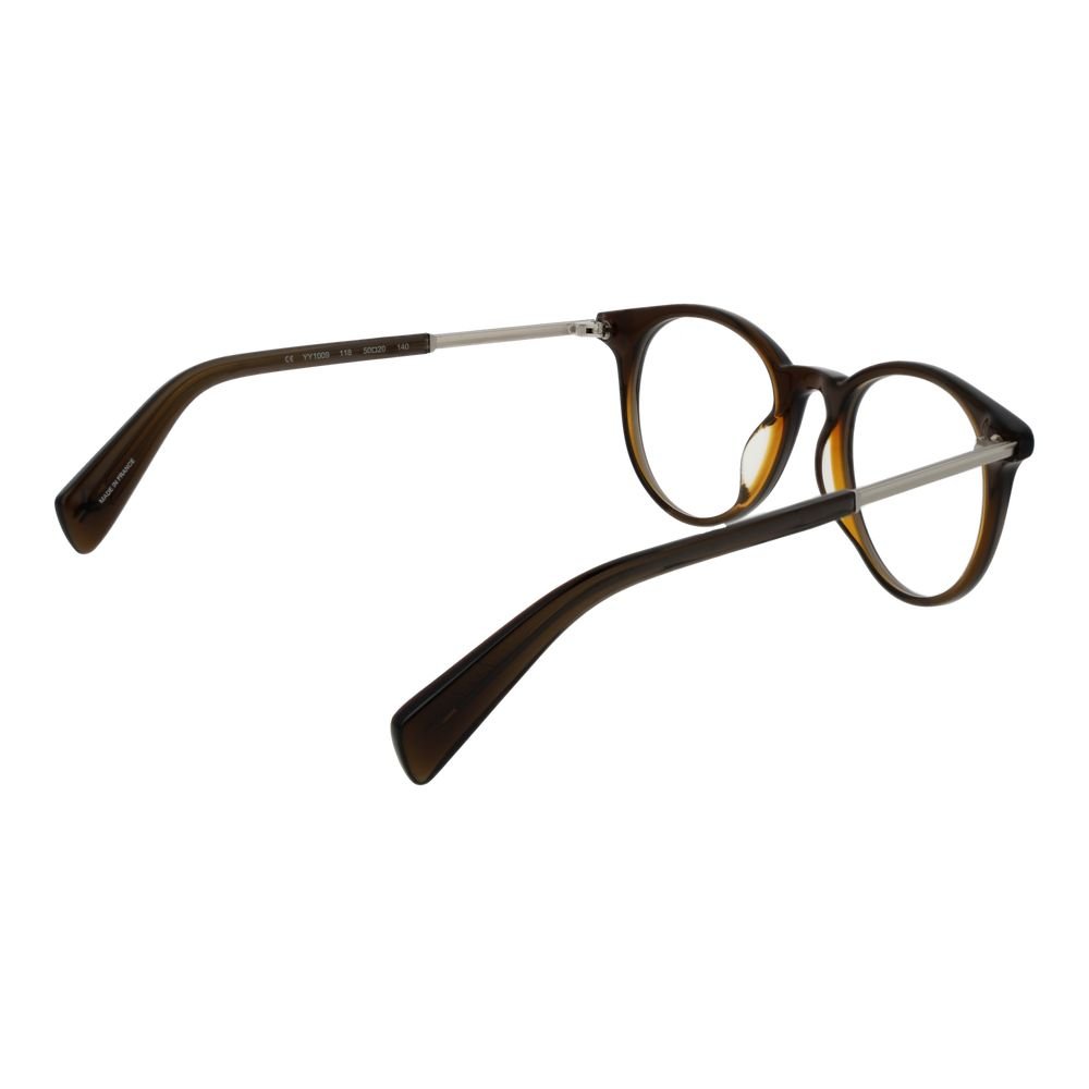 Yohji Yamamoto Brown Men Glasses Frame - The Gentlemen's Vault