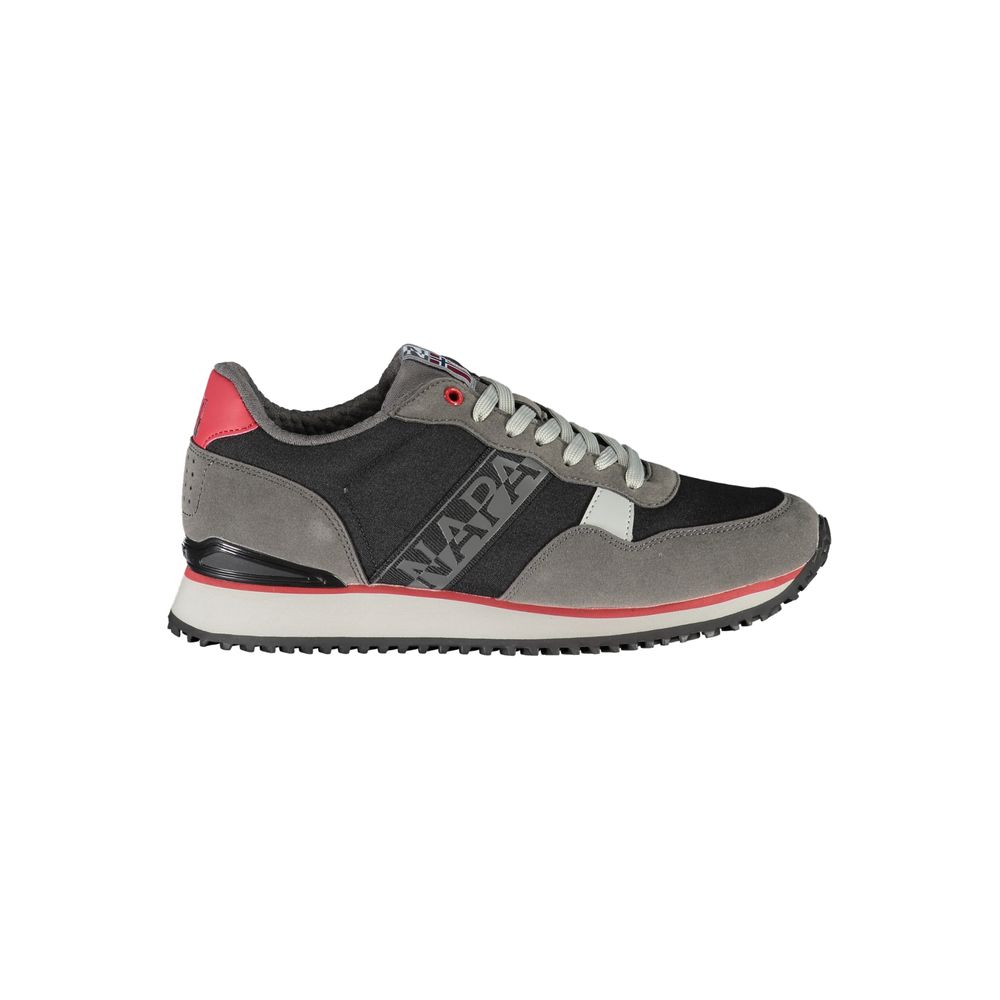 Napapijri Sleek Black Lace - Up Sport Sneakers - The Gentlemen's Vault