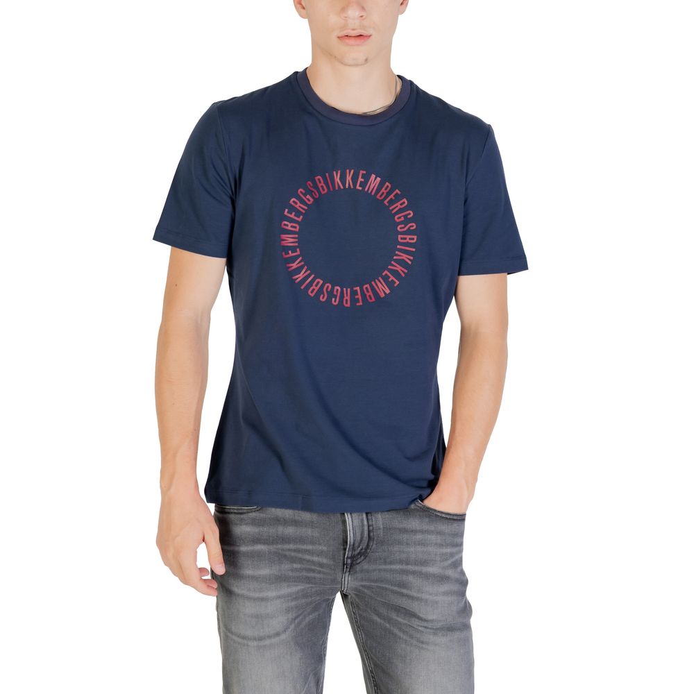 Bikkembergs Blue Cotton T-Shirt - The Gentlemen's Vault