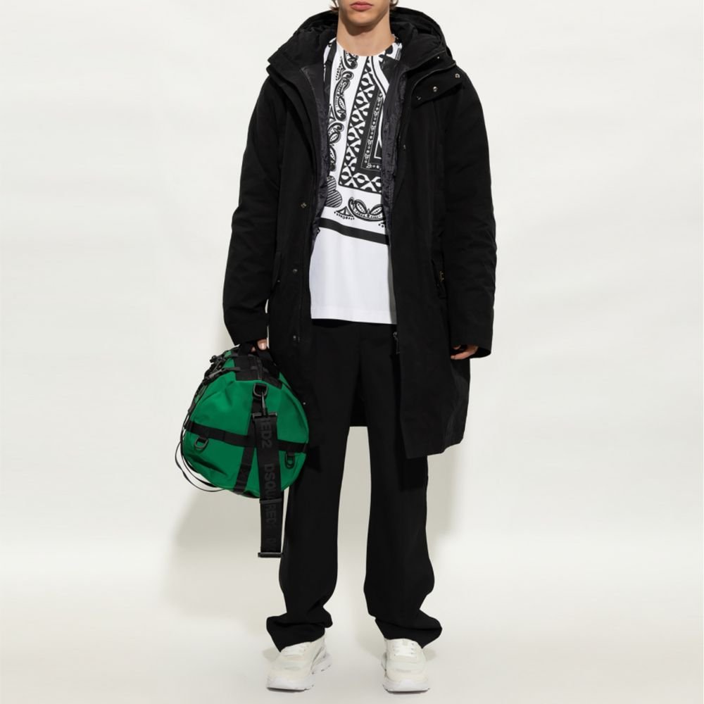 Dolce & Gabbana Black Cotton Jackets & Coat - The Gentlemen's Vault