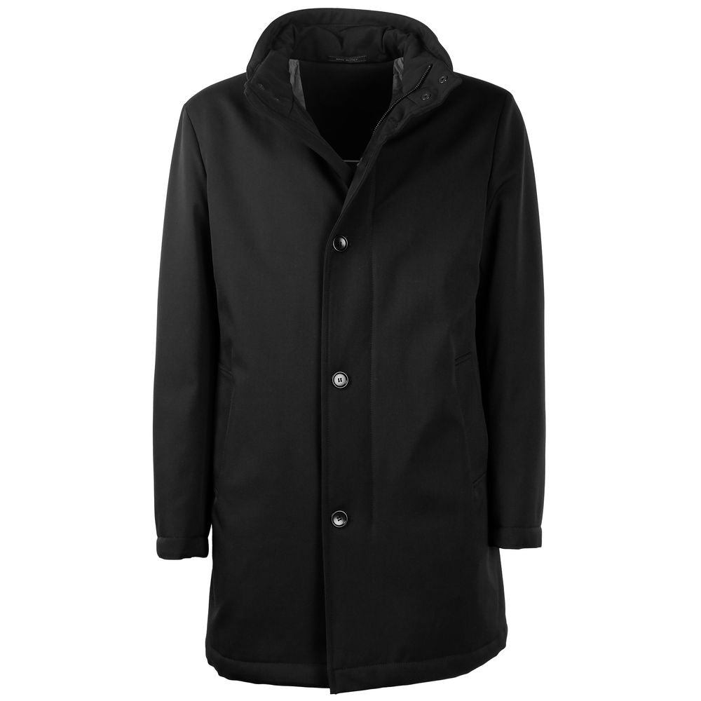Made in Italy Black Wool Jacket - The Gentlemen's Vault