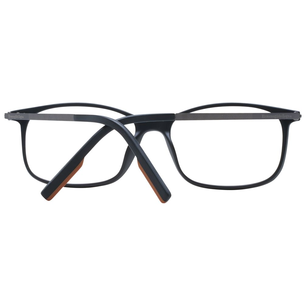 Ermenegildo Zegna Black Men Glasses Frame - The Gentlemen's Vault