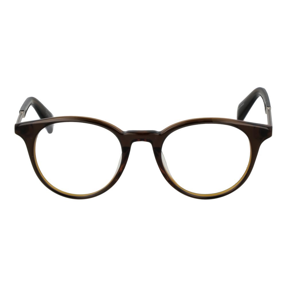 Yohji Yamamoto Brown Men Glasses Frame - The Gentlemen's Vault