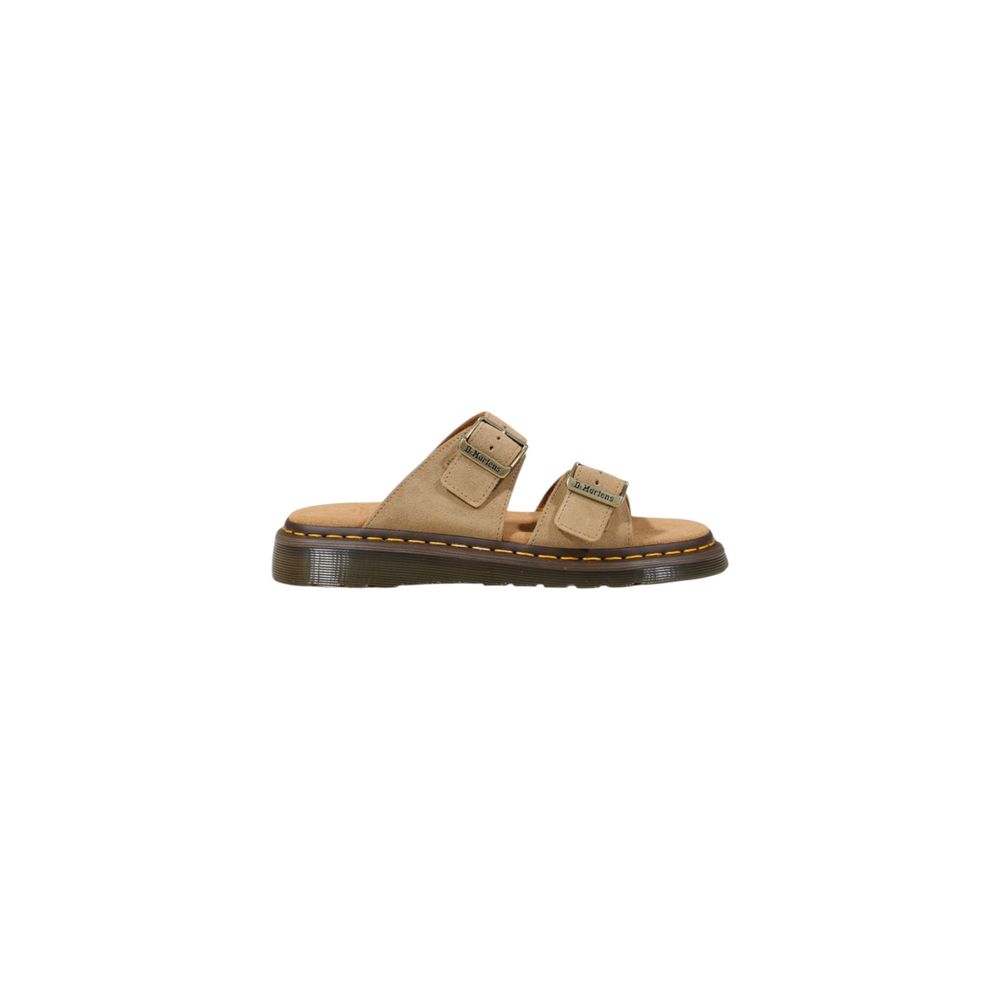 Dr. Martens Beige Leather Flat Sandals - The Gentlemen's Vault
