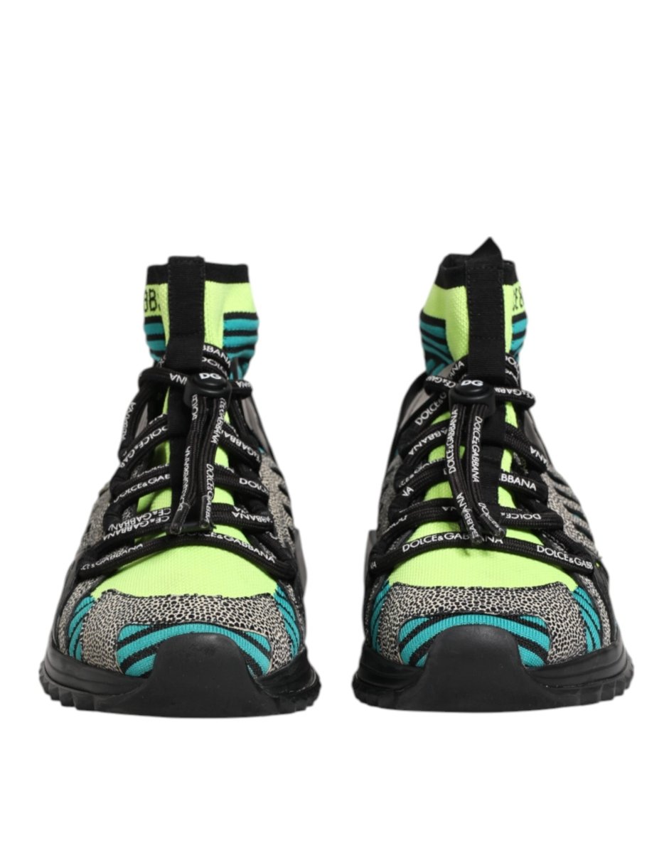 Dolce & Gabbana Multicolor Sorrento Socks Men Sneakers Shoes - The Gentlemen's Vault