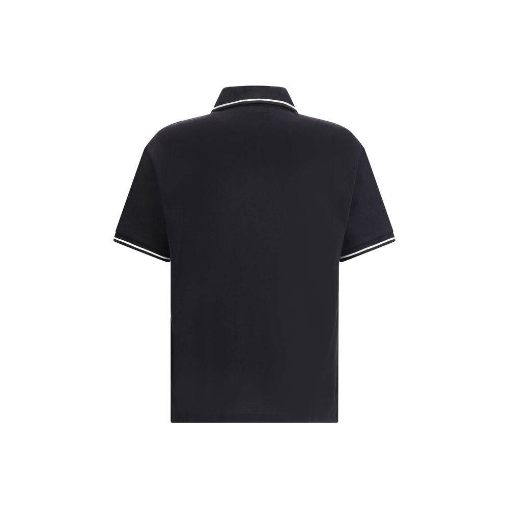 Amiri Black Cotton Polo T-Shirt - The Gentlemen's Vault