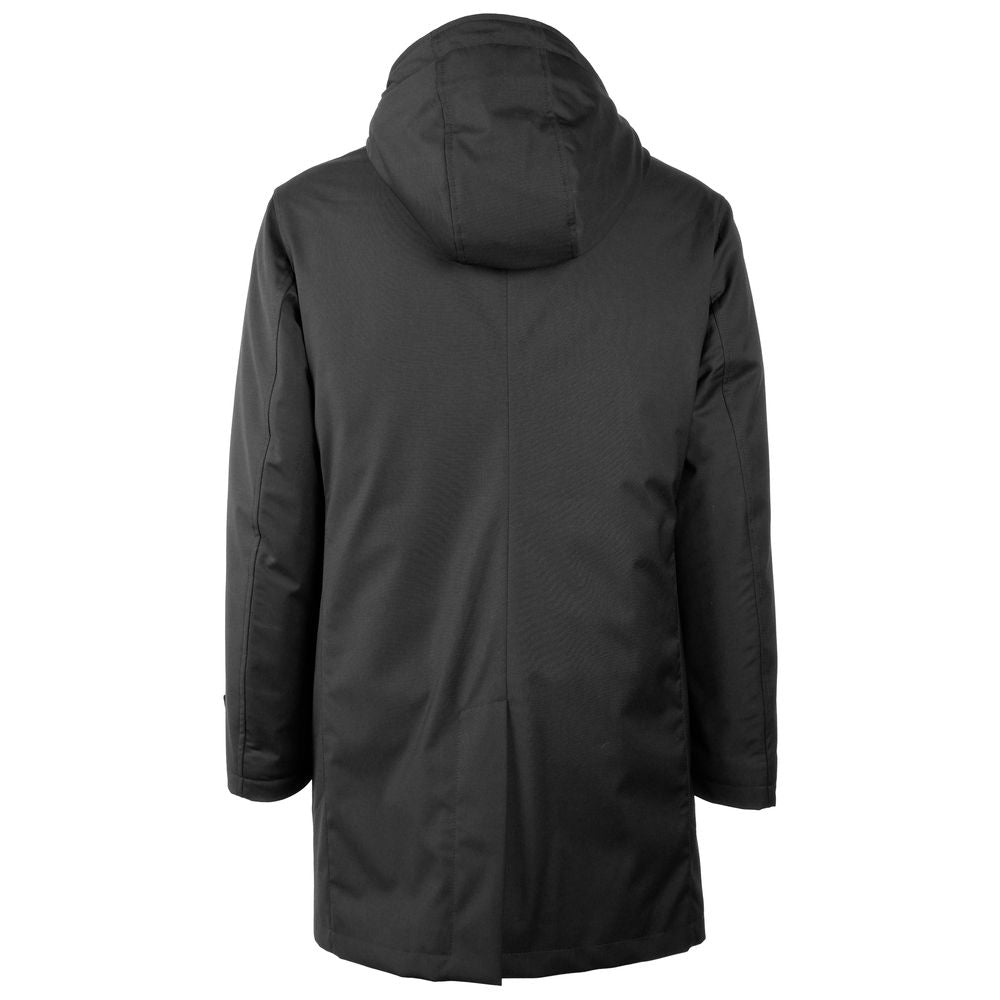 Made in Italy Black Wool Men's Jacket - The Gentlemen's Vault