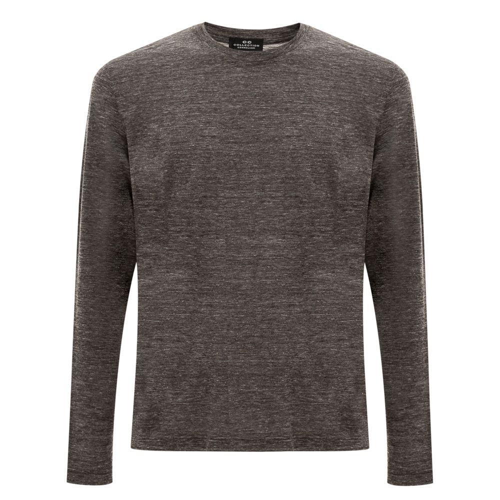Corneliani Gray Wool T-Shirt - The Gentlemen's Vault