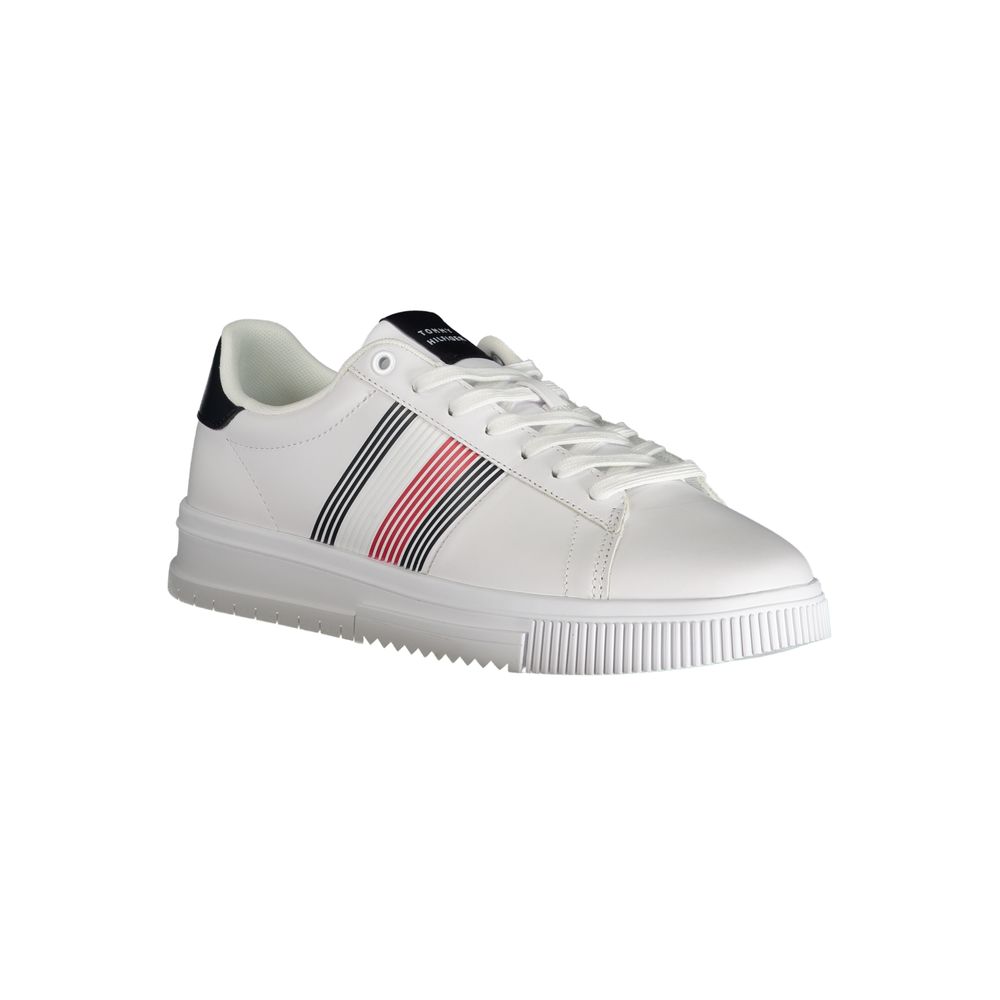 Tommy Hilfiger White Polyester Sneaker - The Gentlemen's Vault