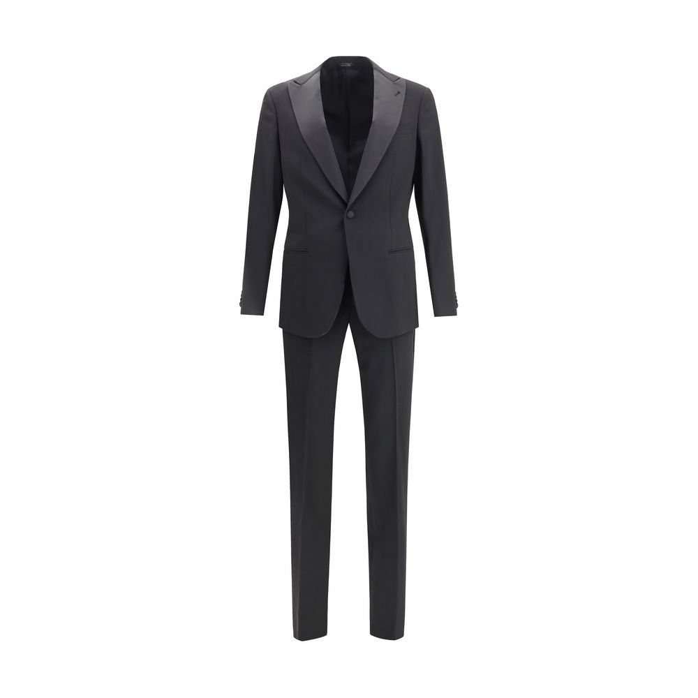 Giorgio Armani Black Fleece Wool Tuxedo - The Gentlemen's Vault