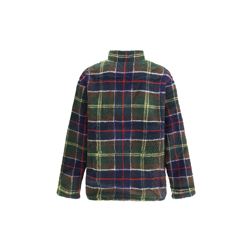 Barbour Sherpa Tartan Fleece Zip Through Jacket - The Gentlemen's Vault