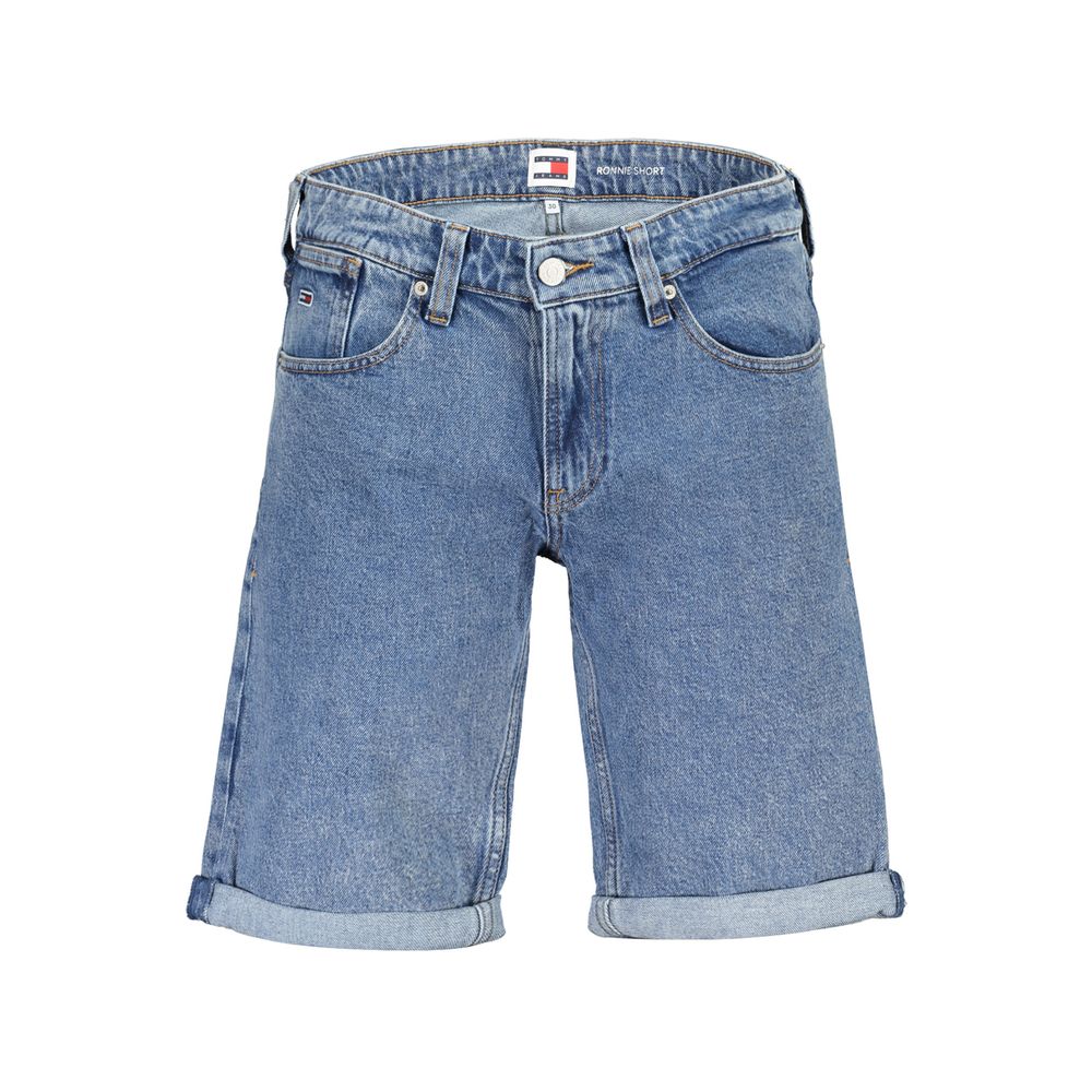 Tommy Hilfiger Blue Cotton Short - The Gentlemen's Vault