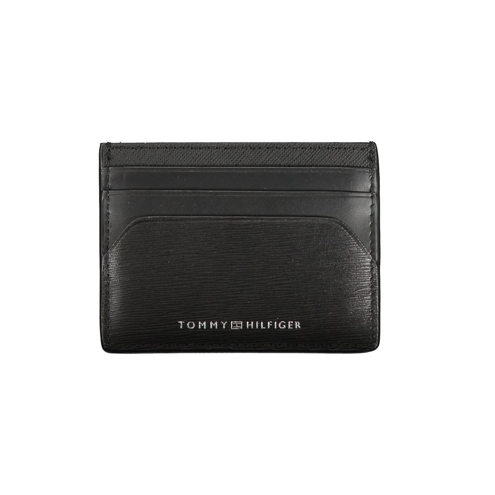Tommy Hilfiger Black Leather Wallet - The Gentlemen's Vault