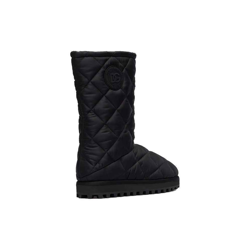 Dolce & Gabbana Black Nylon Boot - The Gentlemen's Vault