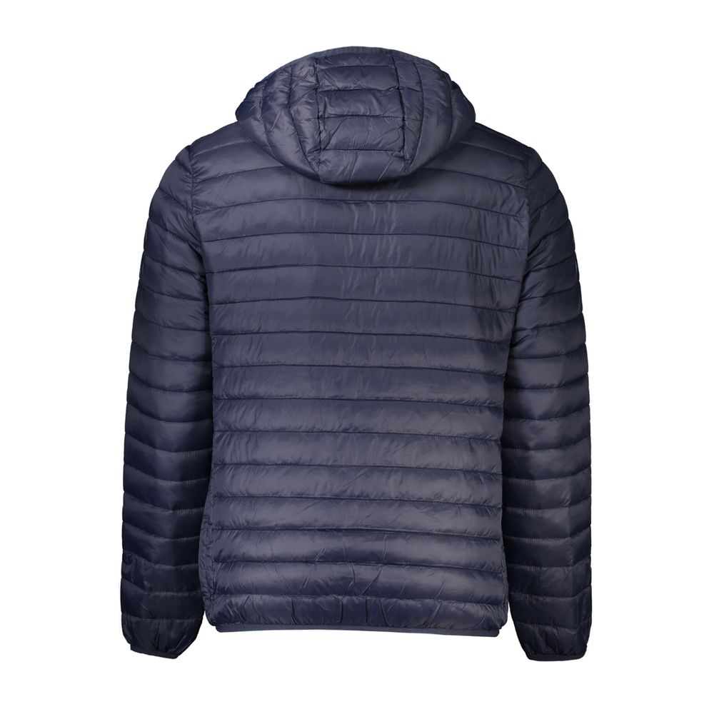 Cavalli Class Blue Polyamide Men Jacket - The Gentlemen's Vault