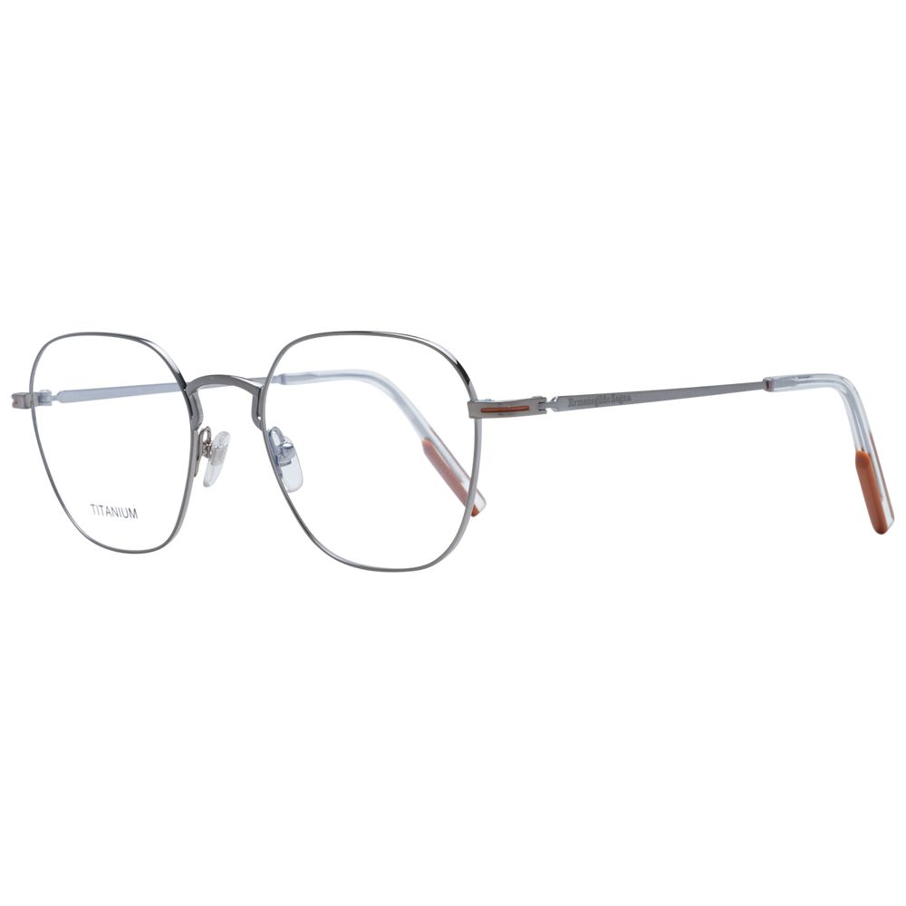 Ermenegildo Zegna Gray Men Glasses Frame - The Gentlemen's Vault