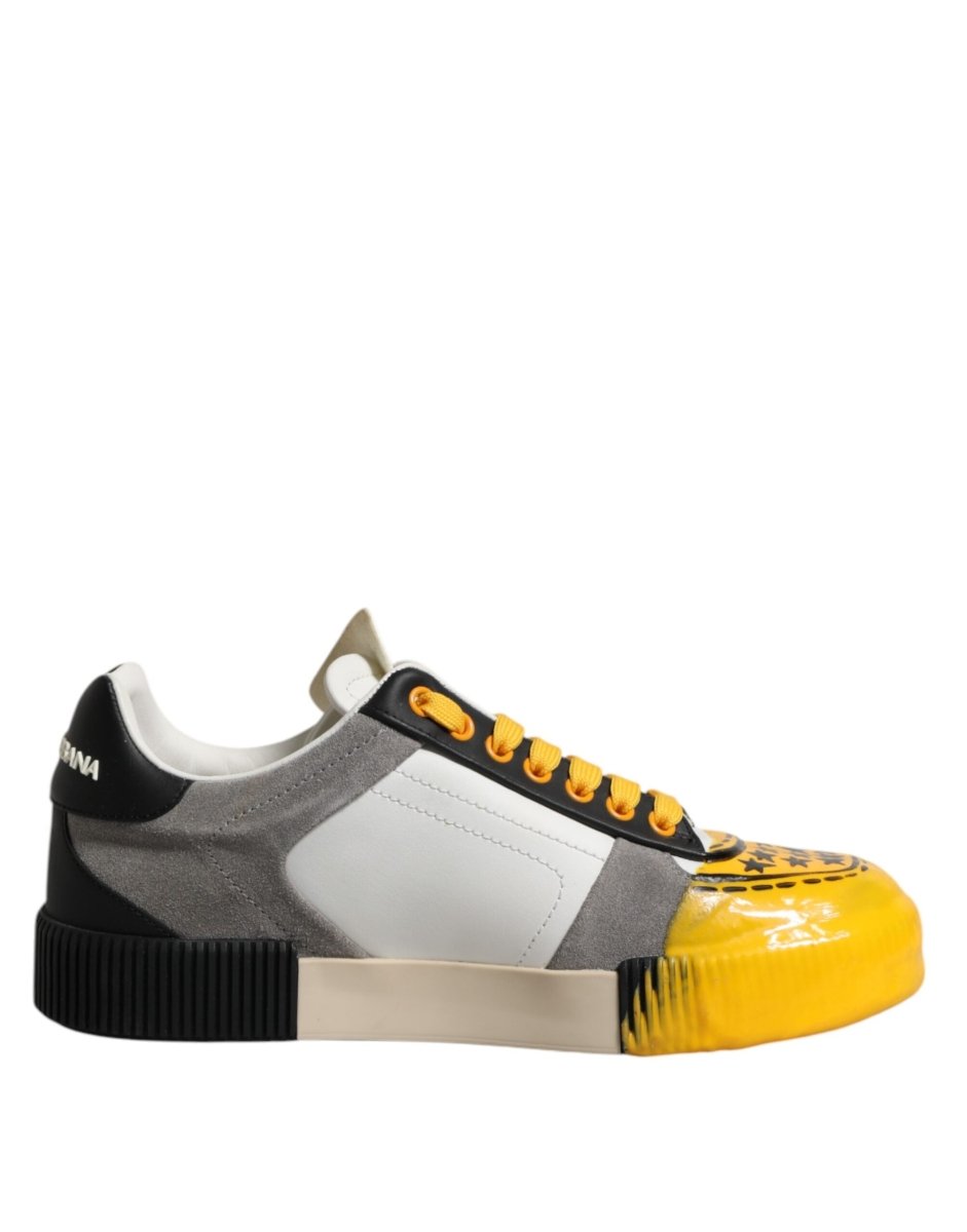 Dolce & Gabbana Multicolor MIAMI Low Top Sneakers Shoes - The Gentlemen's Vault