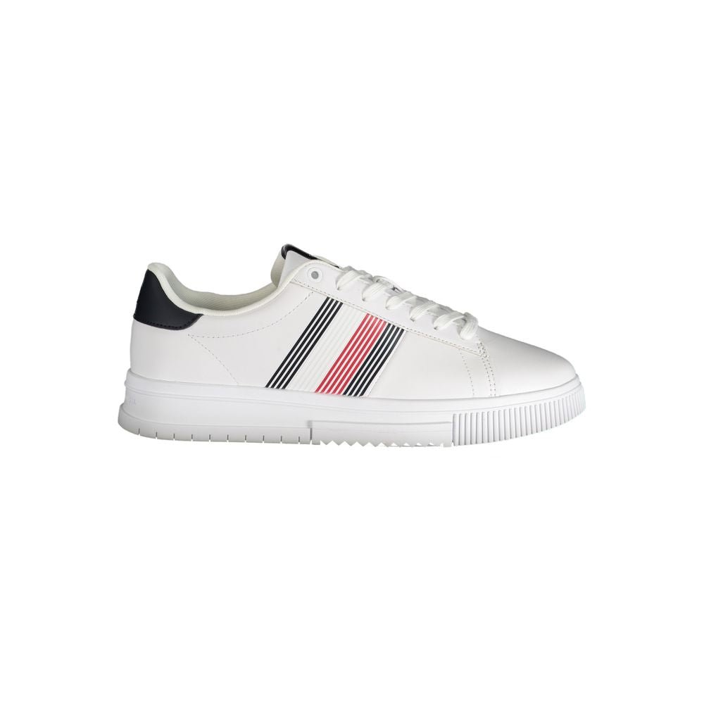 Tommy Hilfiger White Polyester Sneaker - The Gentlemen's Vault