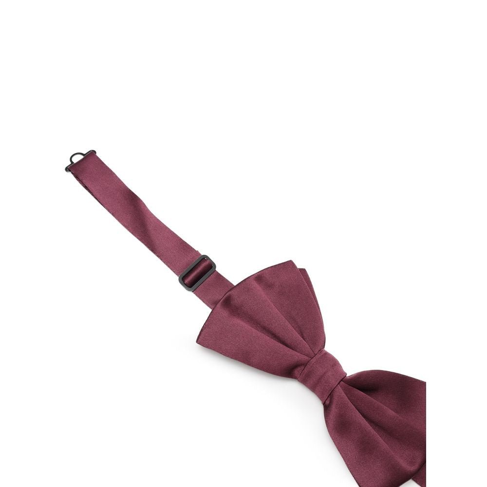 Dolce & Gabbana Bordeaux Silk Bowtie - The Gentlemen's Vault