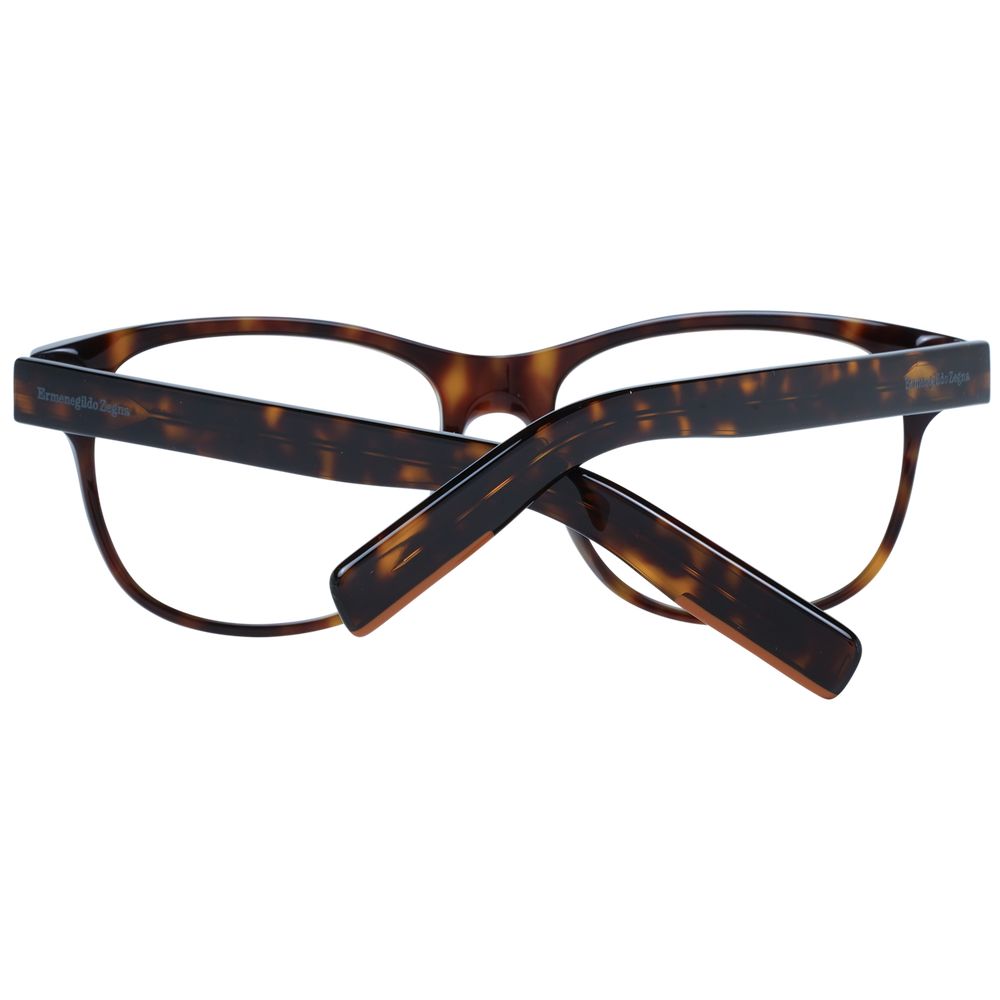 Ermenegildo Zegna Brown Men Glasses Frame - The Gentlemen's Vault