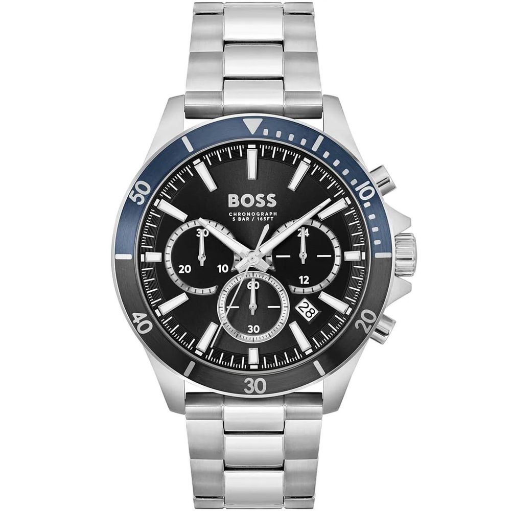 Hugo Boss Gray Stainless Steel Dress Watch - The Gentlemen's Vault