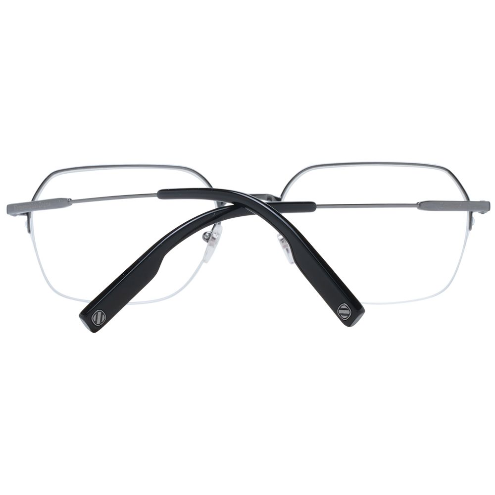 Ermenegildo Zegna Gray Men Glasses Frame - The Gentlemen's Vault