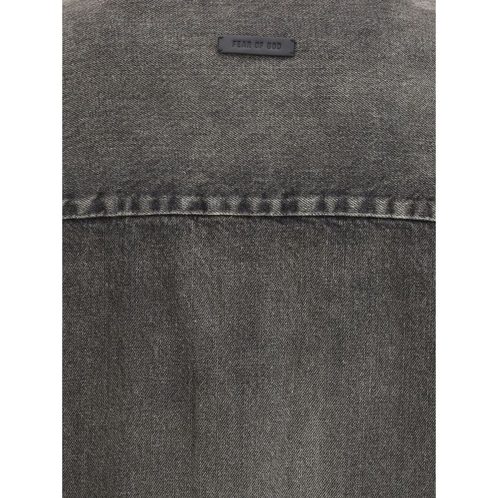 Fear Of God Snap Front Denim Overshirt - The Gentlemen's Vault