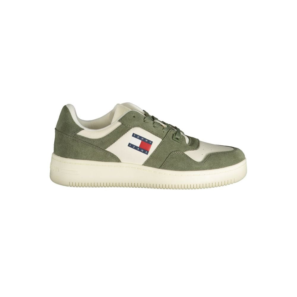 Tommy Hilfiger Green Polyester Sneaker - The Gentlemen's Vault