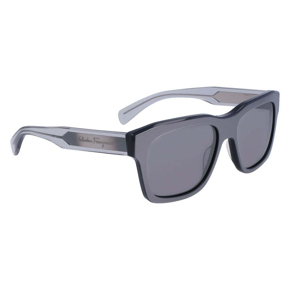 Ferragamo Gray Acetate Sunglasses - The Gentlemen's Vault