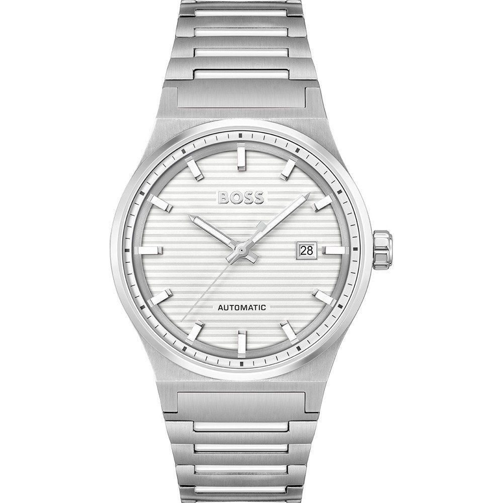 Hugo Boss Gray Stainless Steel Dress Watch - The Gentlemen's Vault