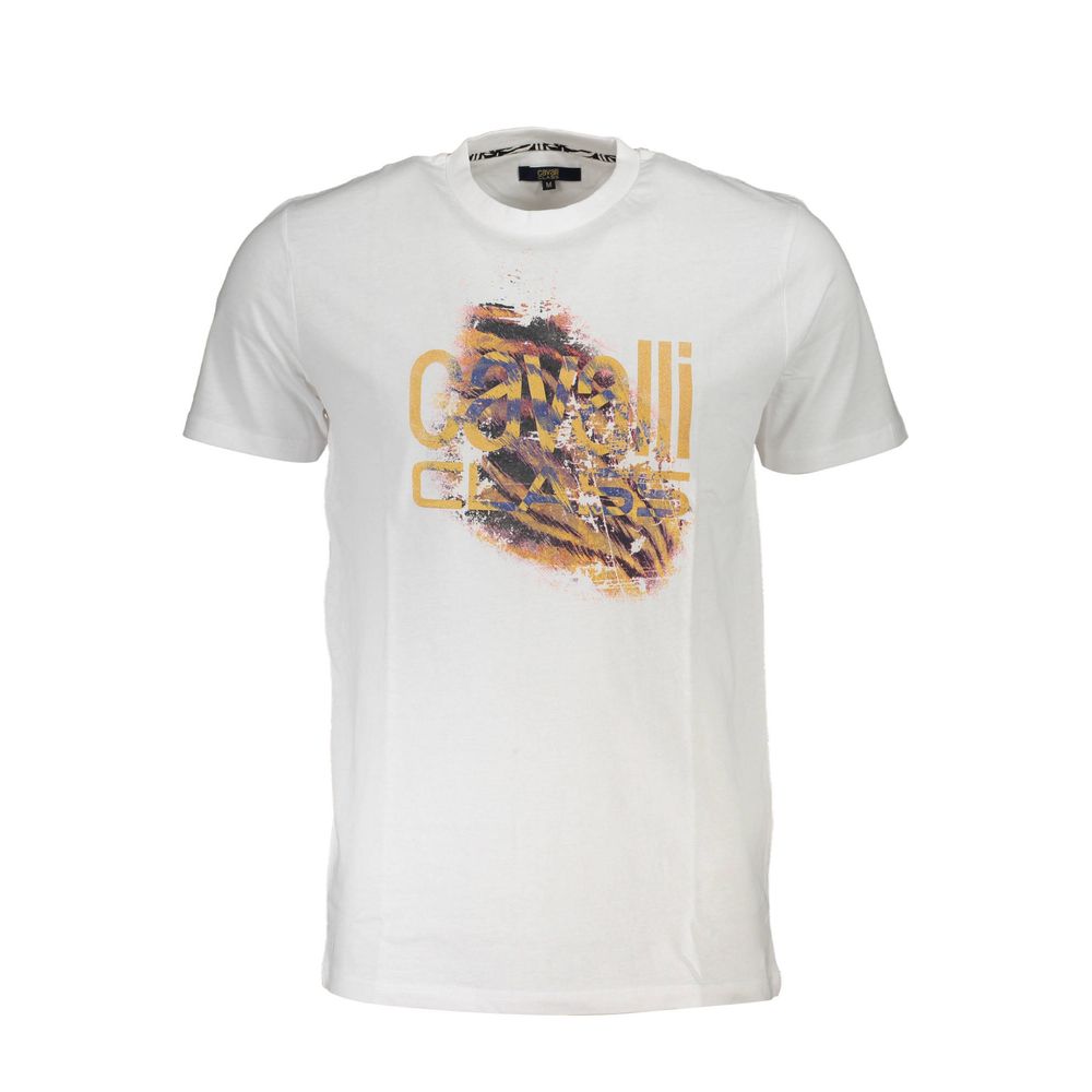 Cavalli Class White Cotton T-Shirt - The Gentlemen's Vault