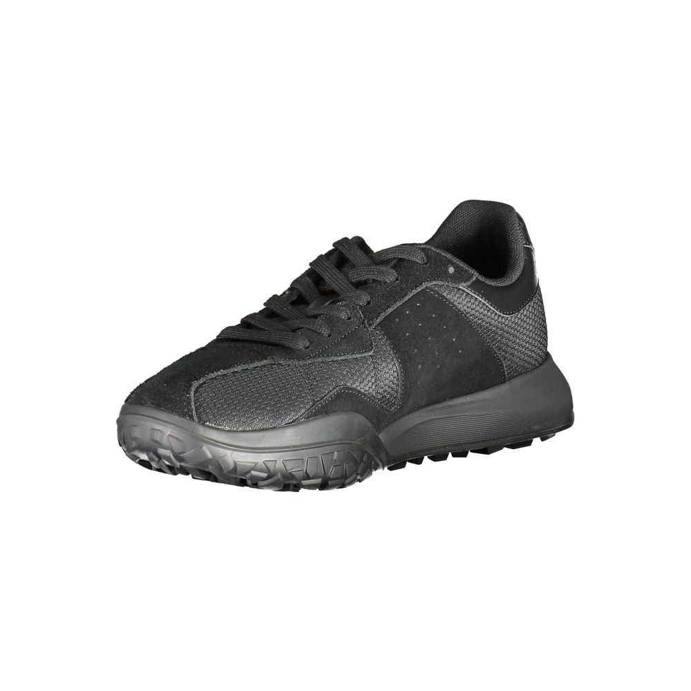 Tommy Hilfiger Black Polyester Sneaker - The Gentlemen's Vault