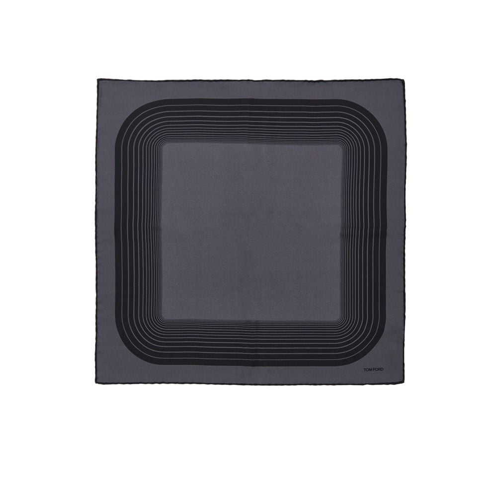 Tom Ford Gray Silk Pocket Square - The Gentlemen's Vault