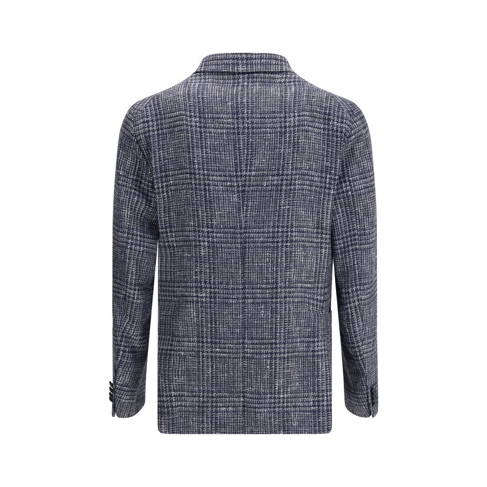 Tagliatore Blue Wool Coat - The Gentlemen's Vault