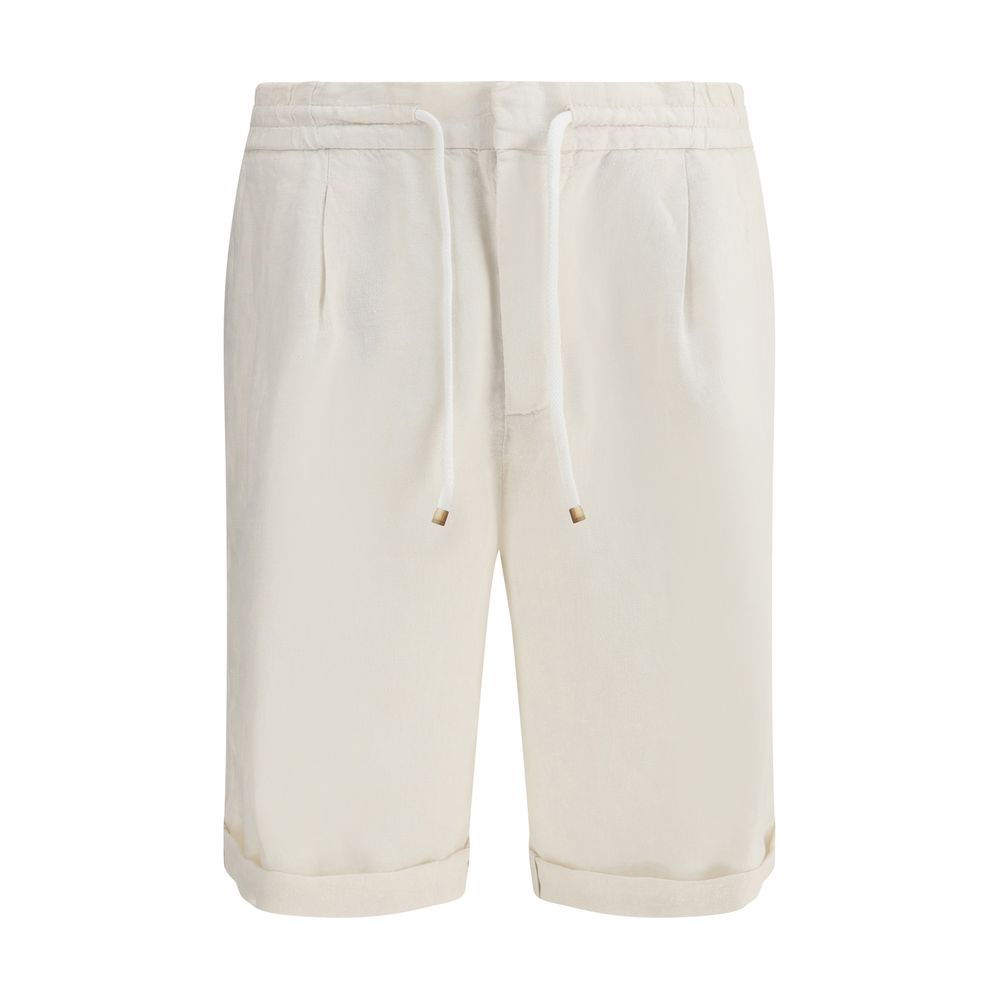 Brunello Cucinelli Linen Dyed Shorts - The Gentlemen's Vault