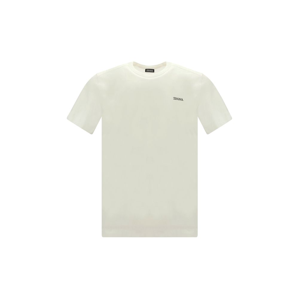 ZEGNA White Cotton T-Shirt - The Gentlemen's Vault