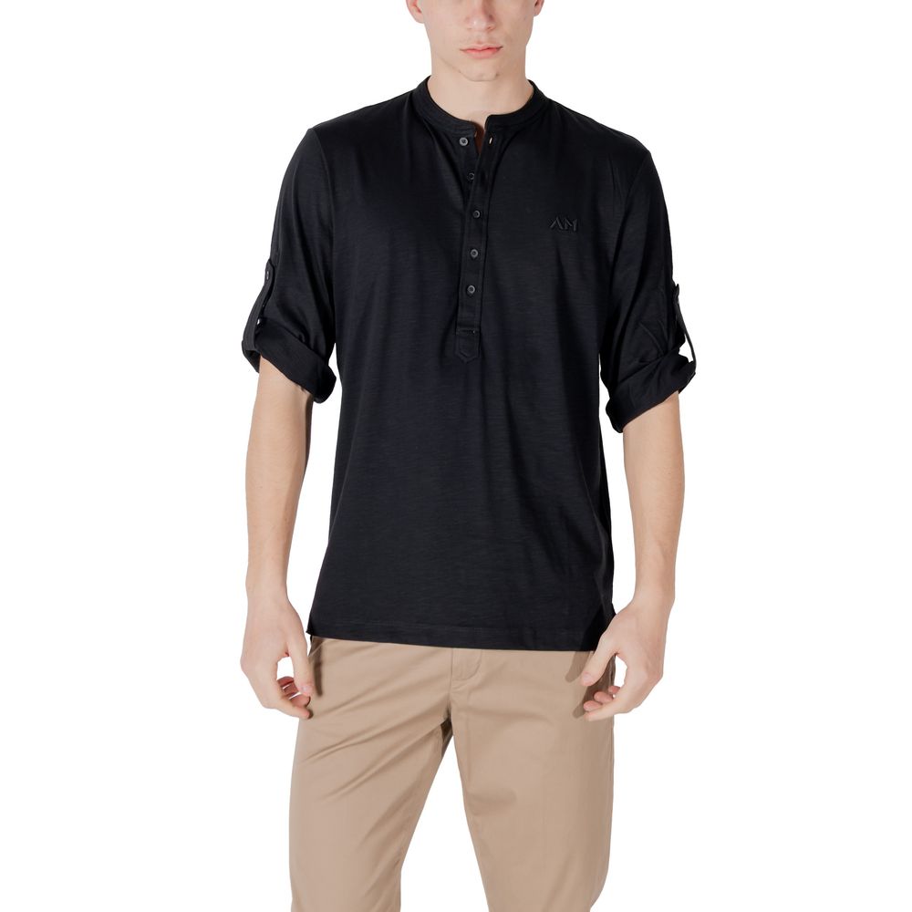 Antony Morato Black Cotton T-Shirt - The Gentlemen's Vault