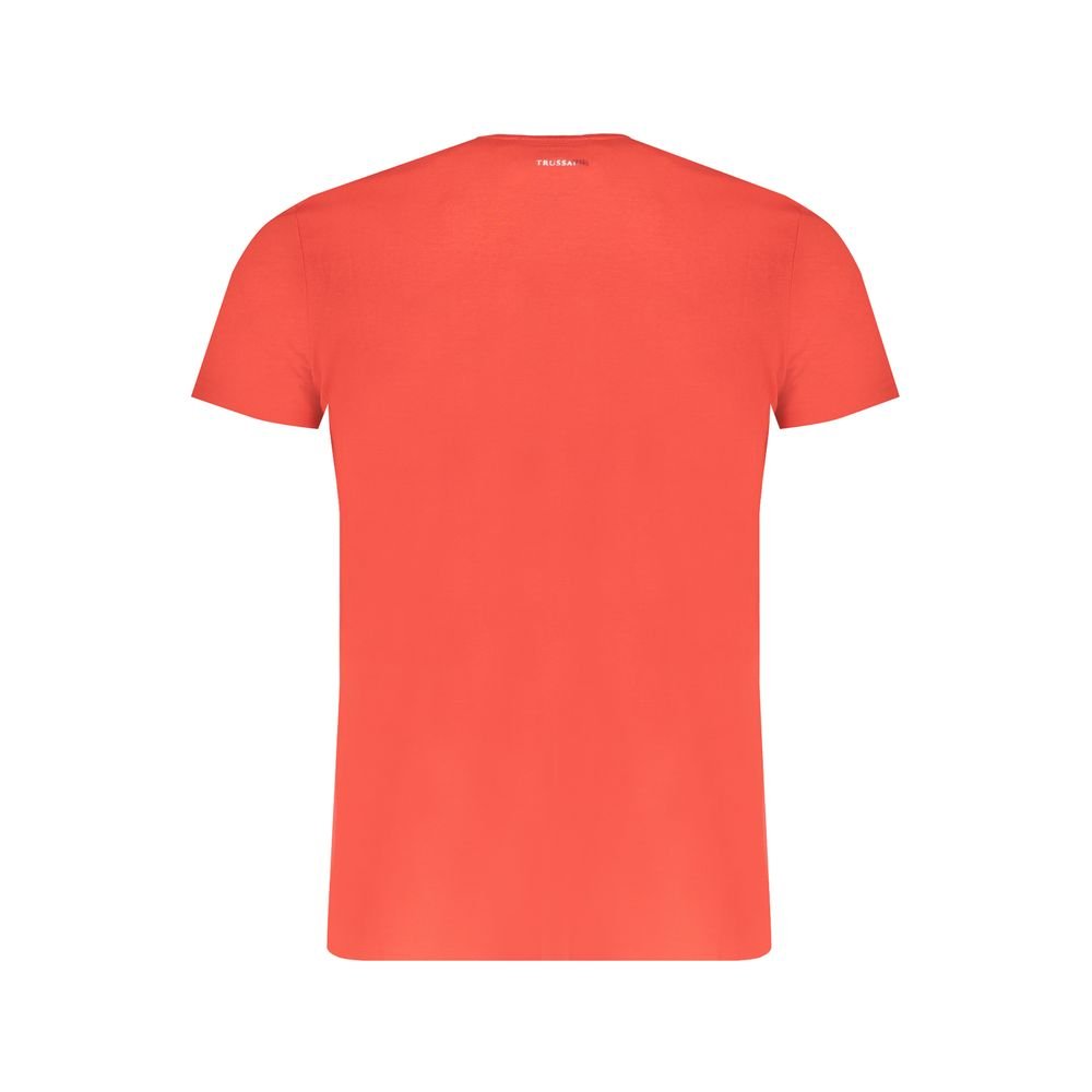 Trussardi Red Cotton T-Shirt - The Gentlemen's Vault